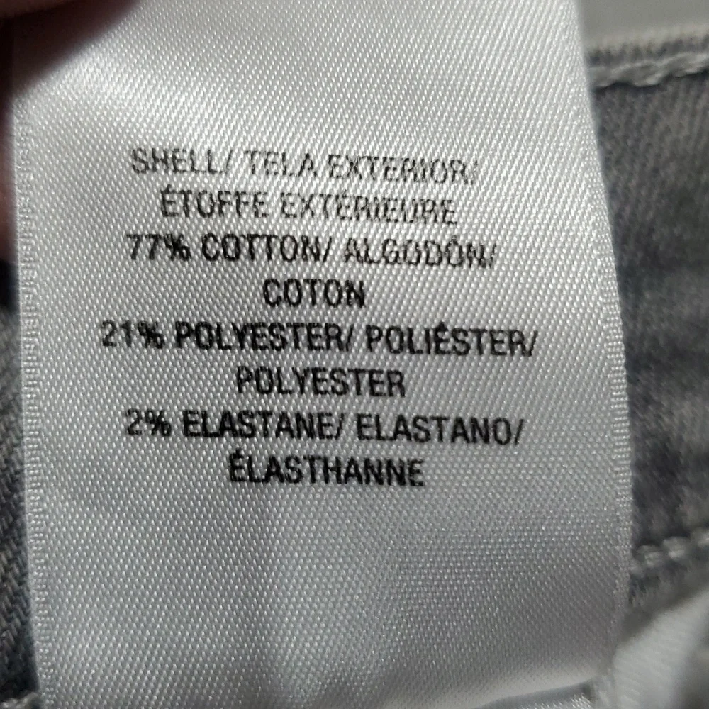 Hudson vivid skirt grey denim distressed hem stretch